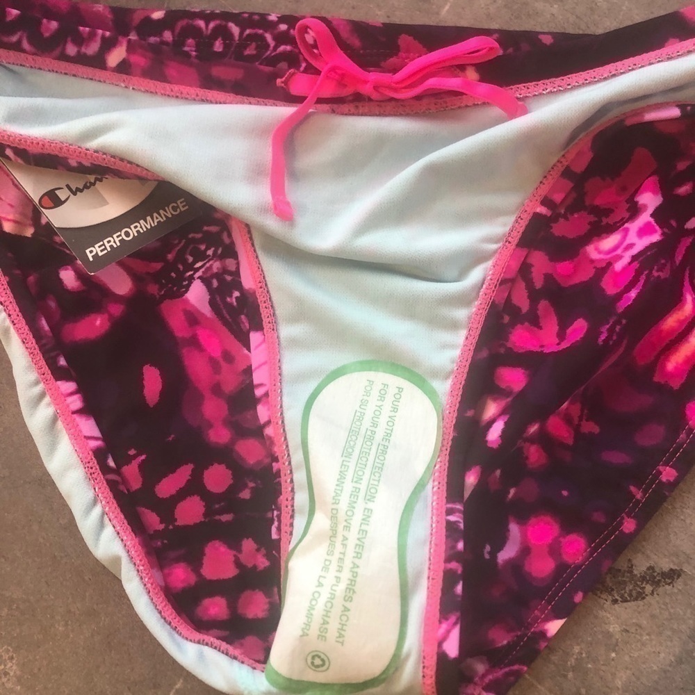 NWT CHAMPION 🦋 Pink Butterfly Racer Swim Bottom - Picture 6 of 8